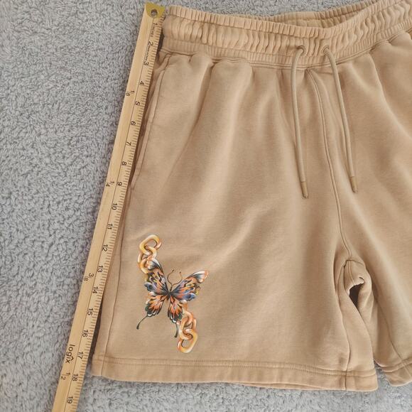 Air Jordan Women's Artist Series By Jordan Moss Shorts Desert Colorway Large Tan - Picture 6 of 12